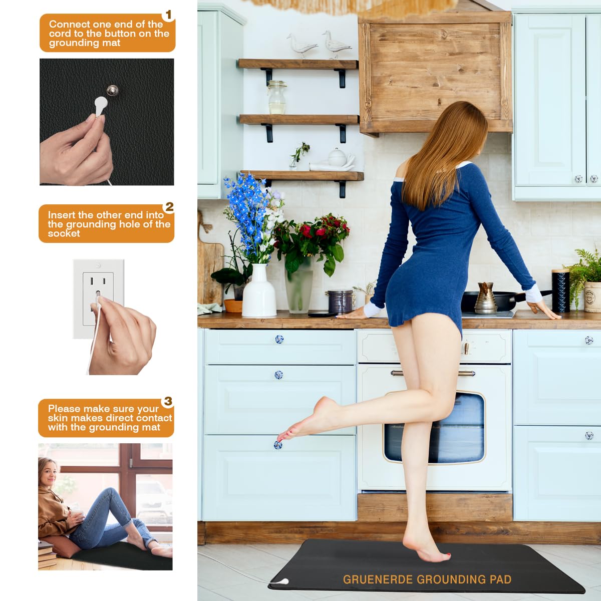 Grounding Mat for Bed (9.9x25.7")