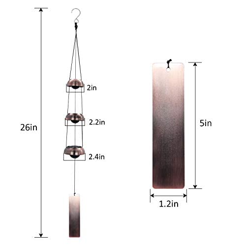 Copper Wind Chimes (3 Copper Bell)