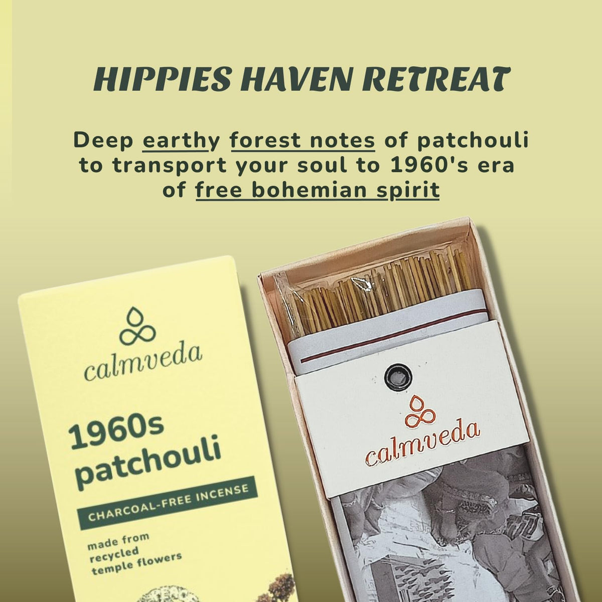 1960s Patchouli Incense Sticks