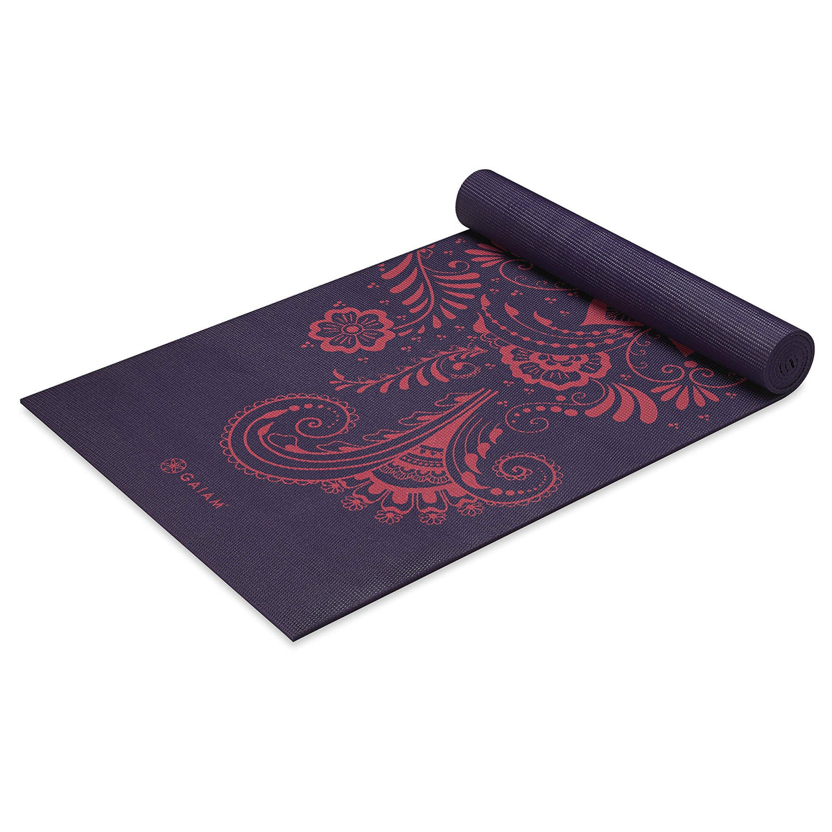 Premium Yoga Mat (Aubergine Swirl)