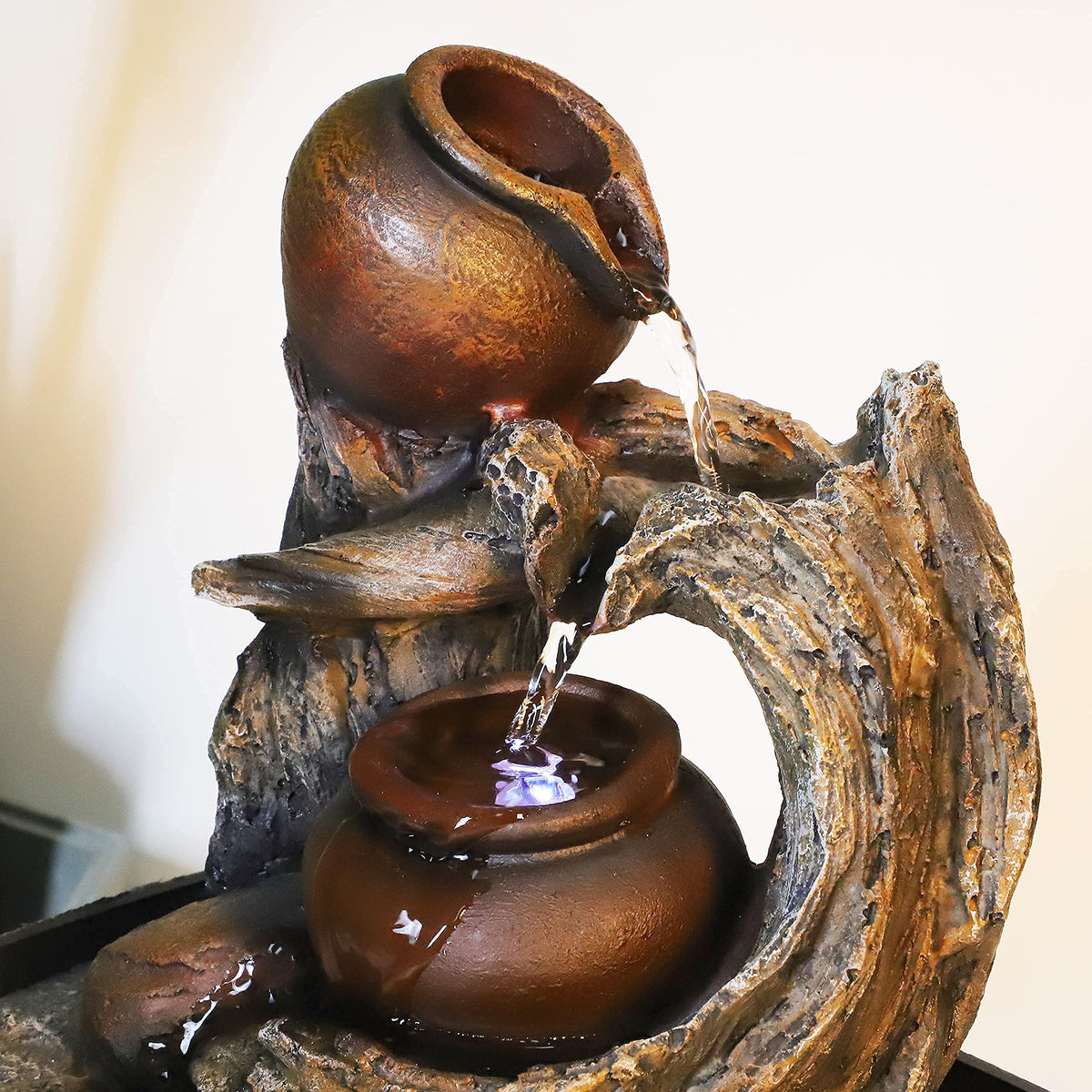 Resin Trunk with jar (Brown)