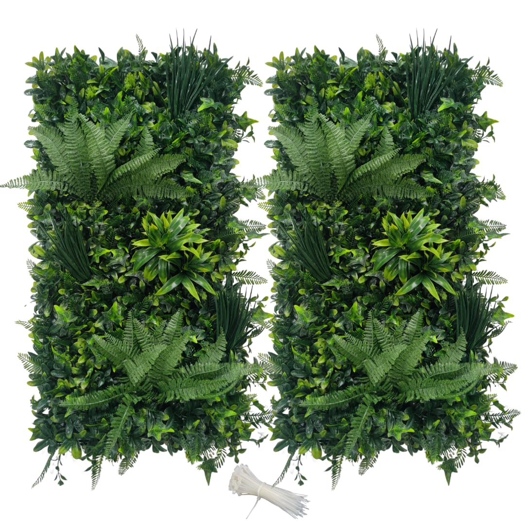 Faux Greenery Wall Panels (Petal Haven / 2 Packs)