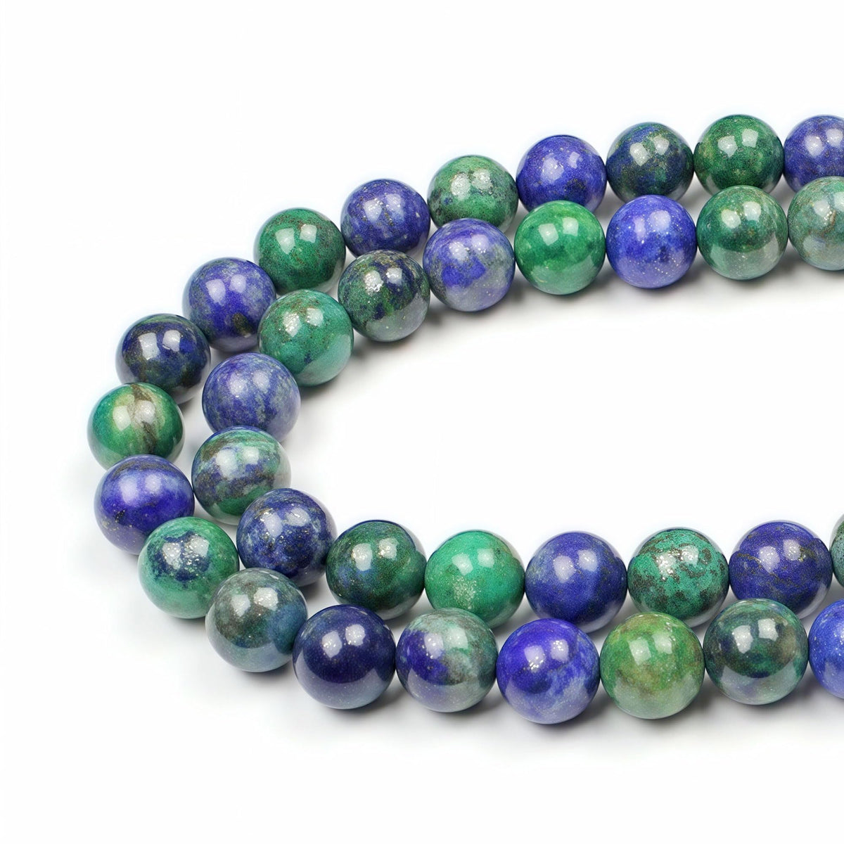 5A Natural Phoenix Lapis Lazuli Round Loose Beads for Jewelry Making DIY Bracelet Necklace 15'' (Phoenix Lapis Lazuli / 8mm)