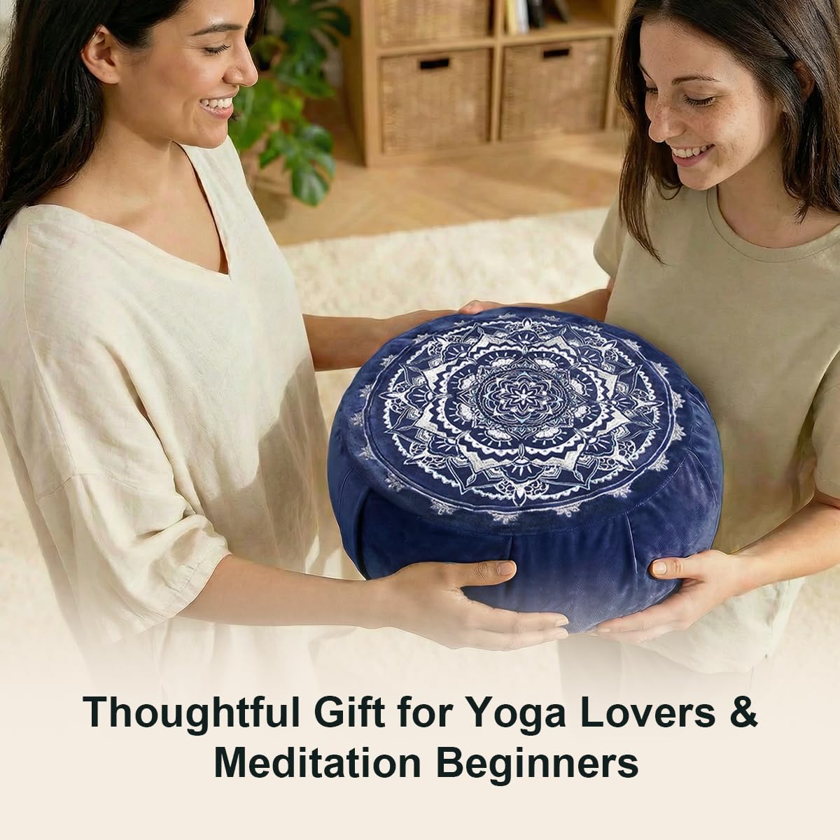 Ultimate Meditation Cushion Set (Dark Blue)