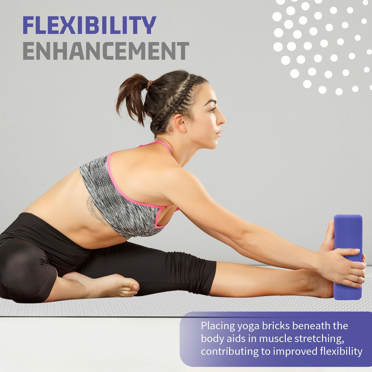 2 Pack Yoga Blocks (Purple)