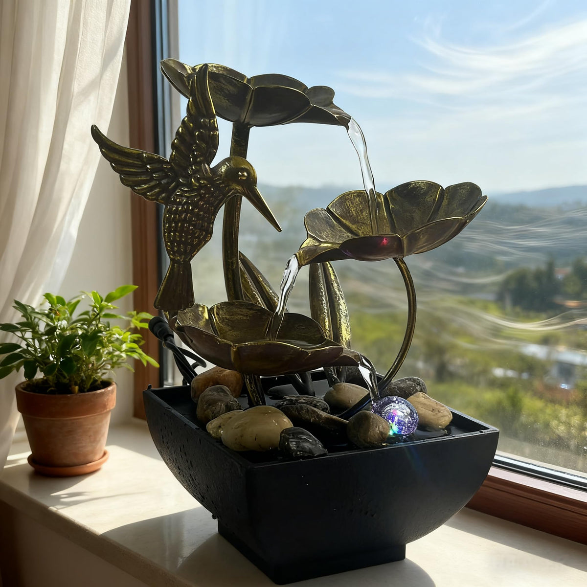 Tabletop Fountain (Bronze / 9“)