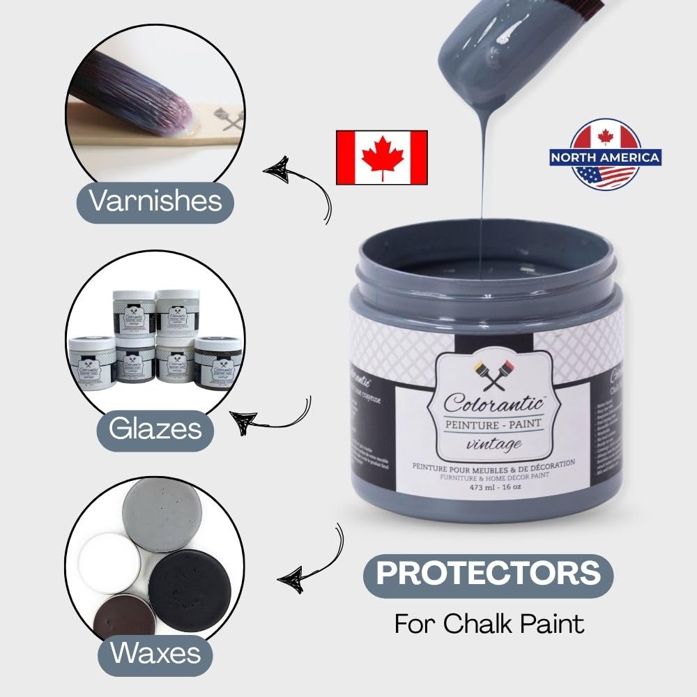 DOLPHIN Chalk Paint Based for Furniture DIY (Dolphin / 8 Fl Oz (Pack of 1))