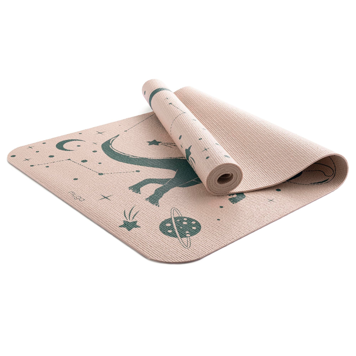 Silk Print Kids Yoga Mat (Dino)