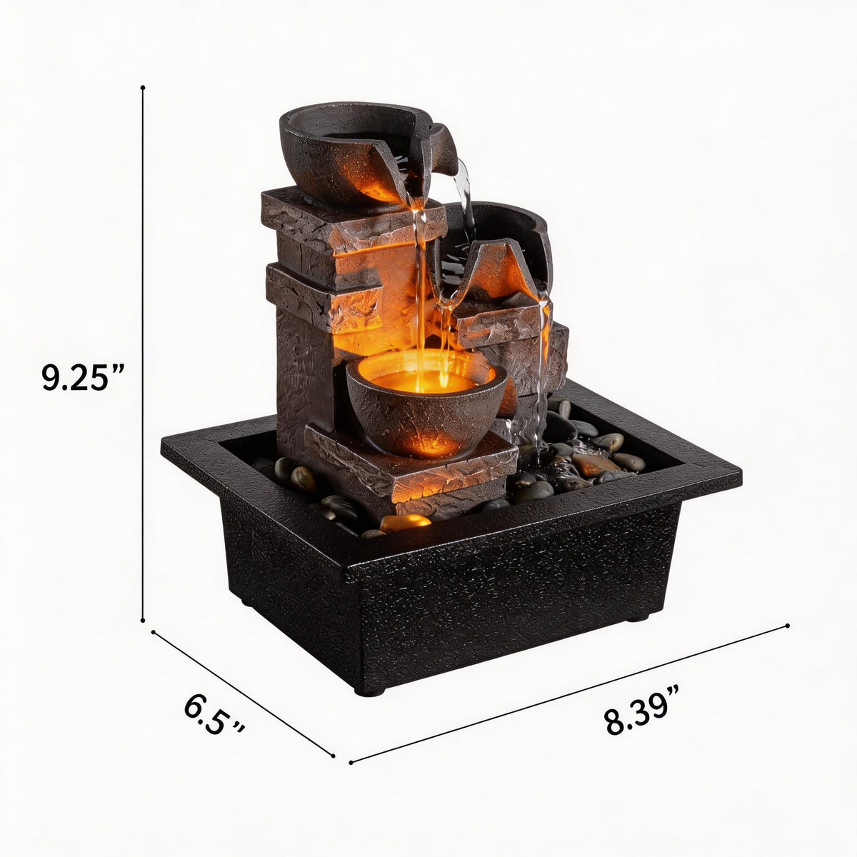 Indoor Fountain 3 (Dark Gray)