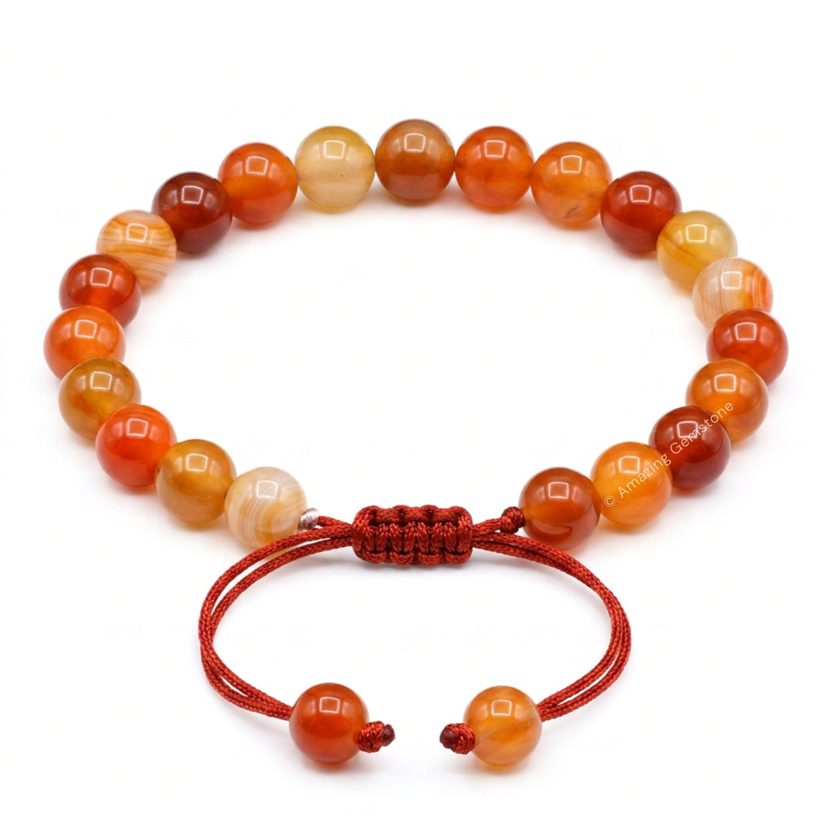 Carnelian Bracelet for Women Men's Gifts (Carnelian)
