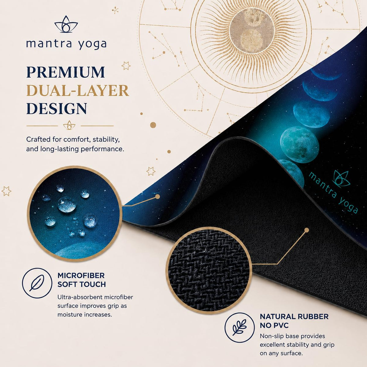 Travel PRO 1.5mm with Knee Pad (Moon)