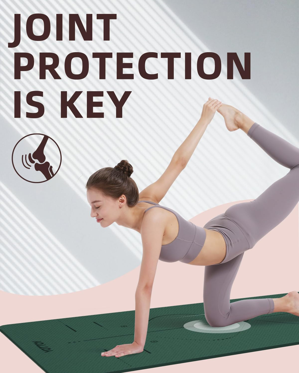 Yoga Mat 72"x 32"x1 (Modern / 72 x 32 x 1/3 in)
