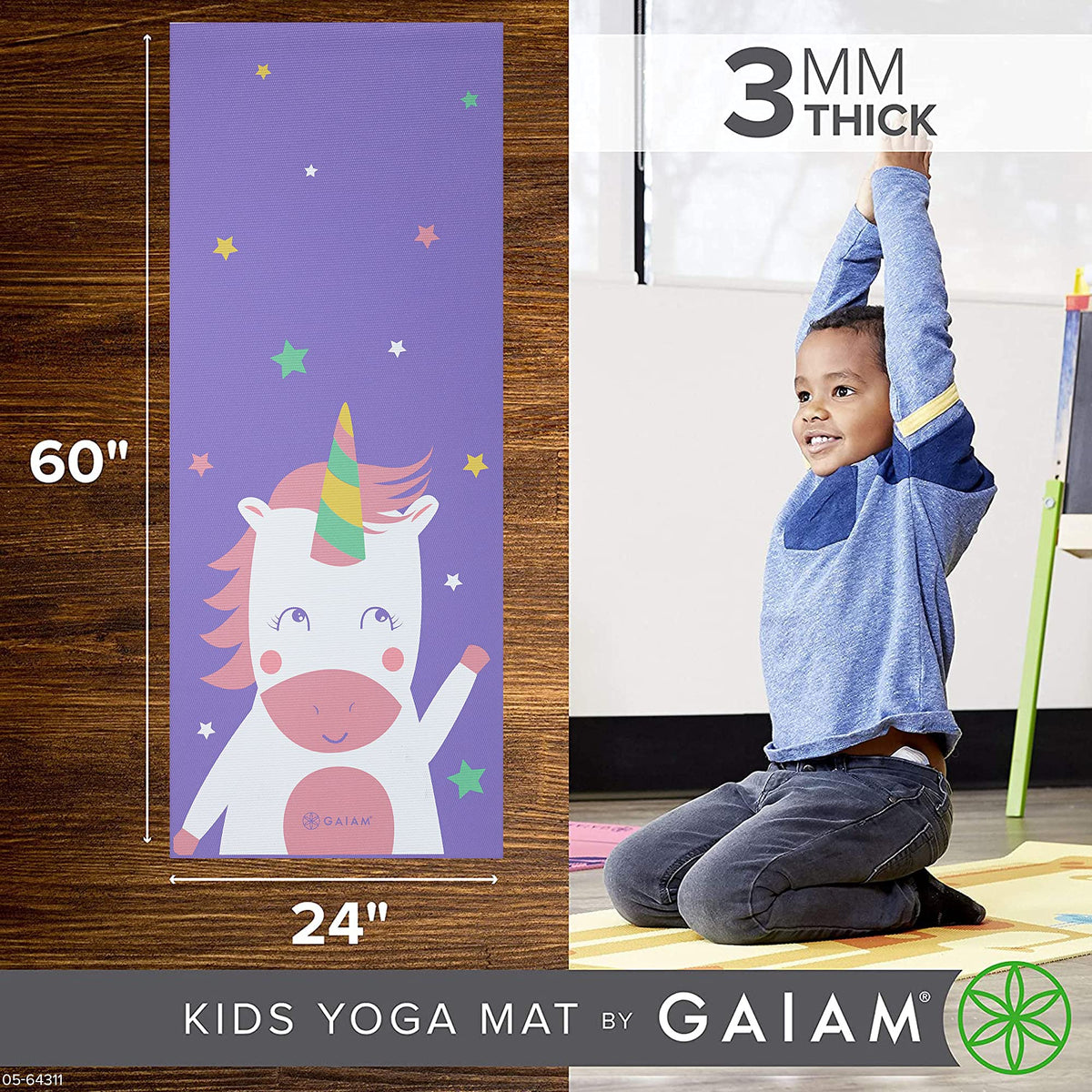 Kids Yoga Mat (Twinkle Toes)