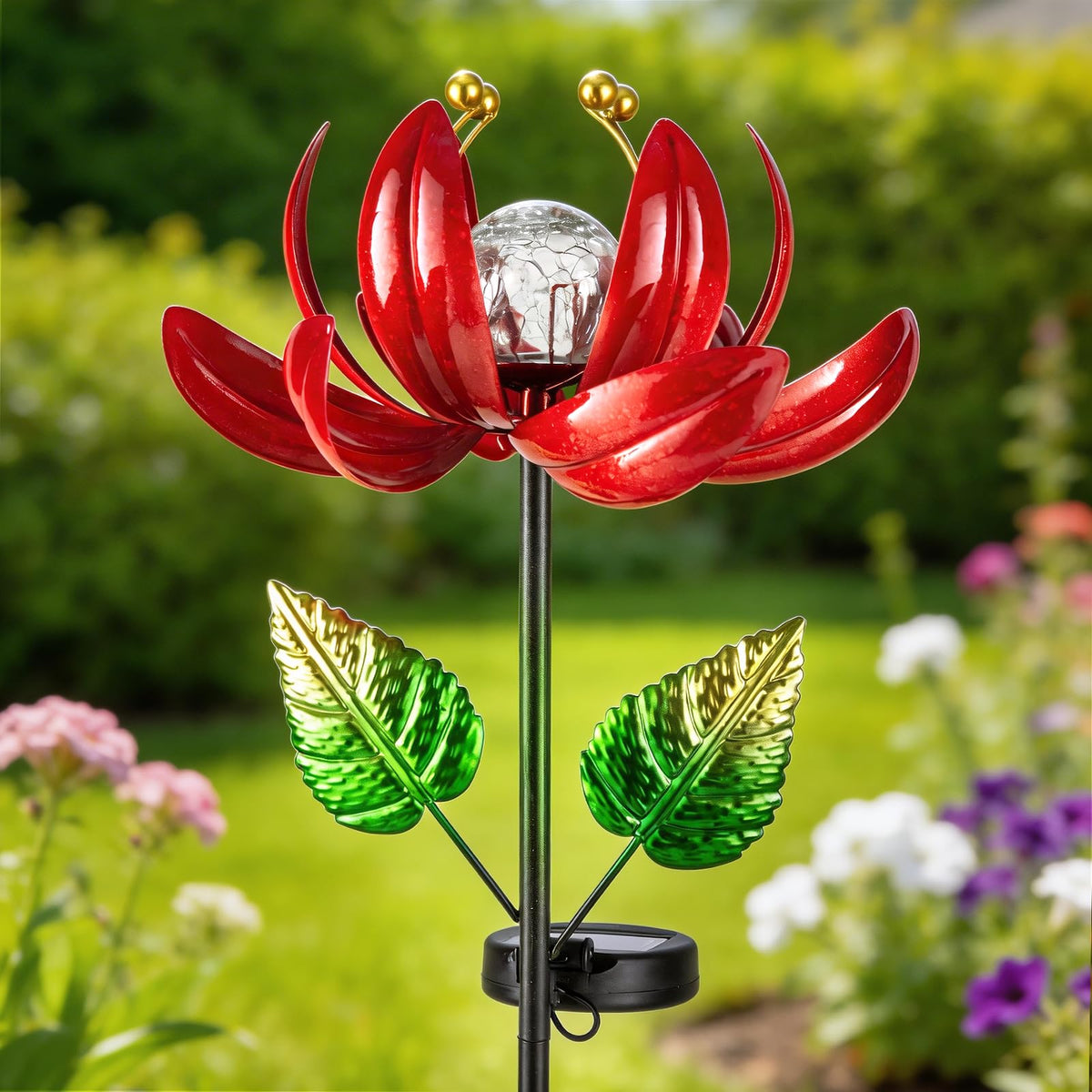 Solar Lights Outdoor Garden Decor (Charming Purple)