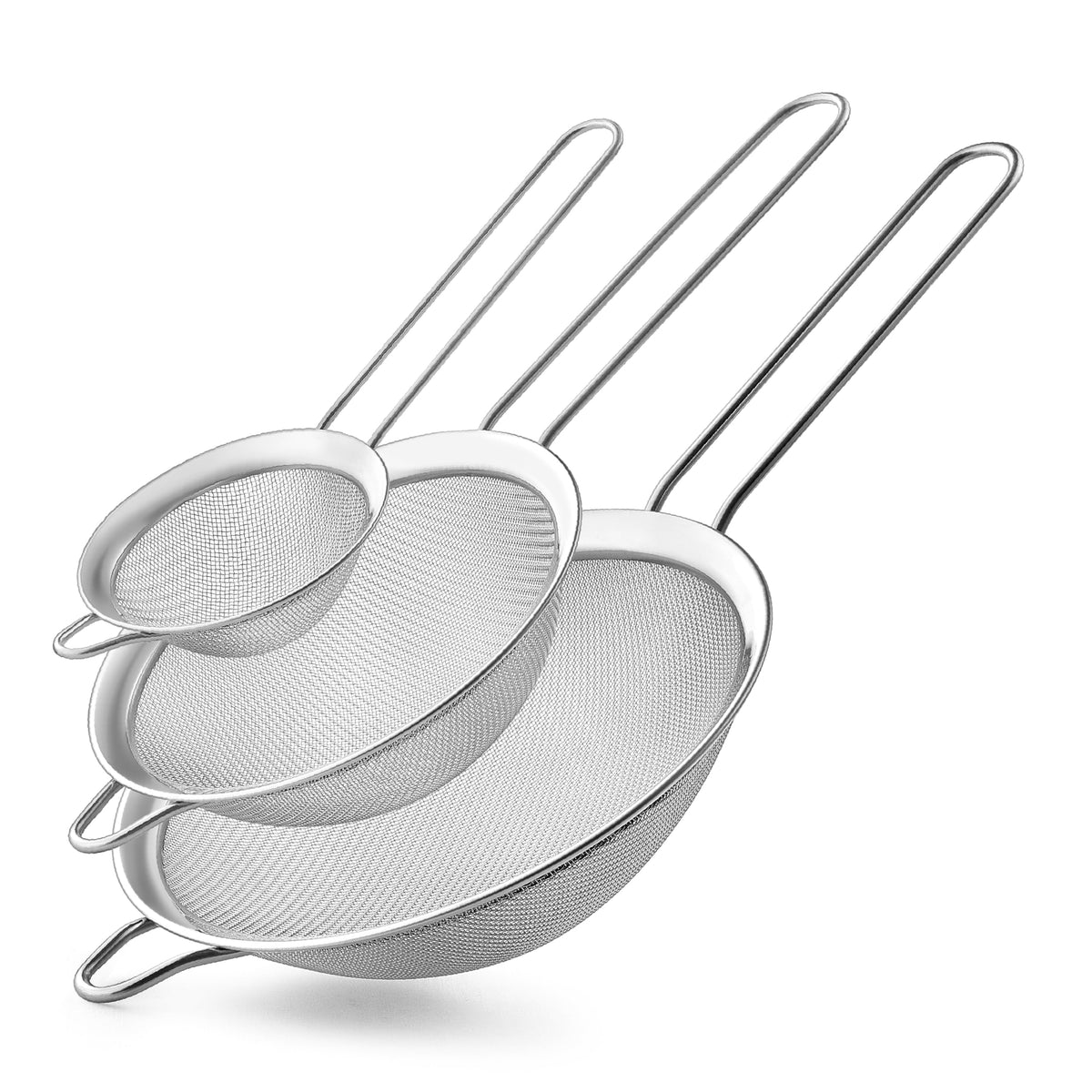 3 PCS Fine Mesh Strainer