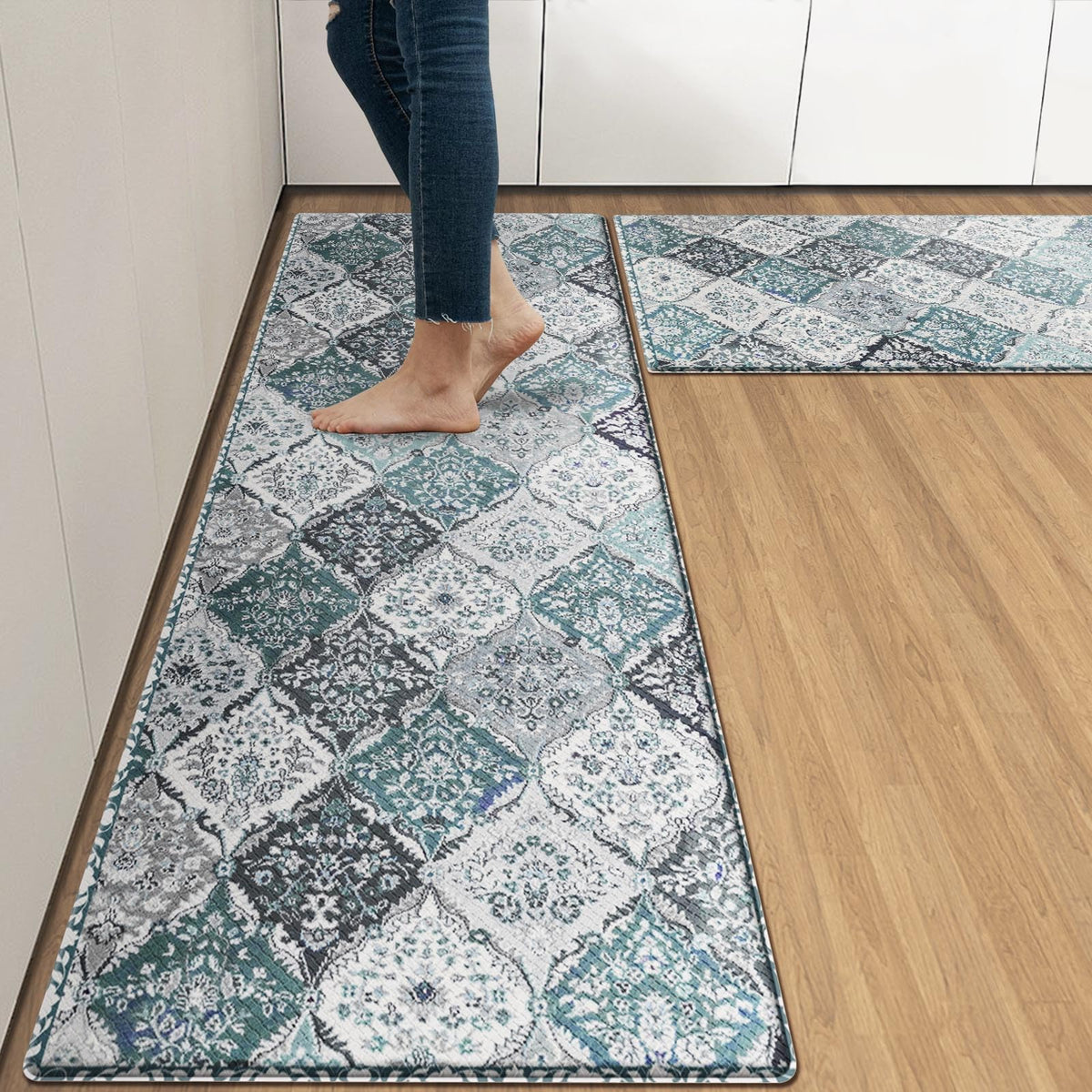 Anti Fatigue Kitchen Rug Set of 2 (Morocco)