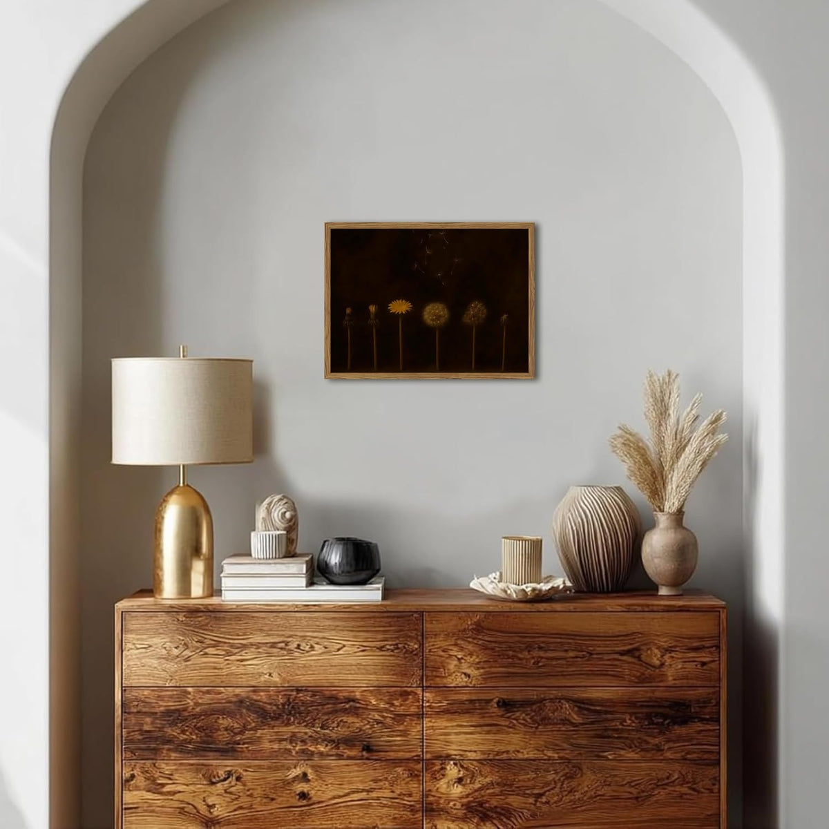 Moody Dandelion Wall Art (24"L x 16"W / Floral-C)