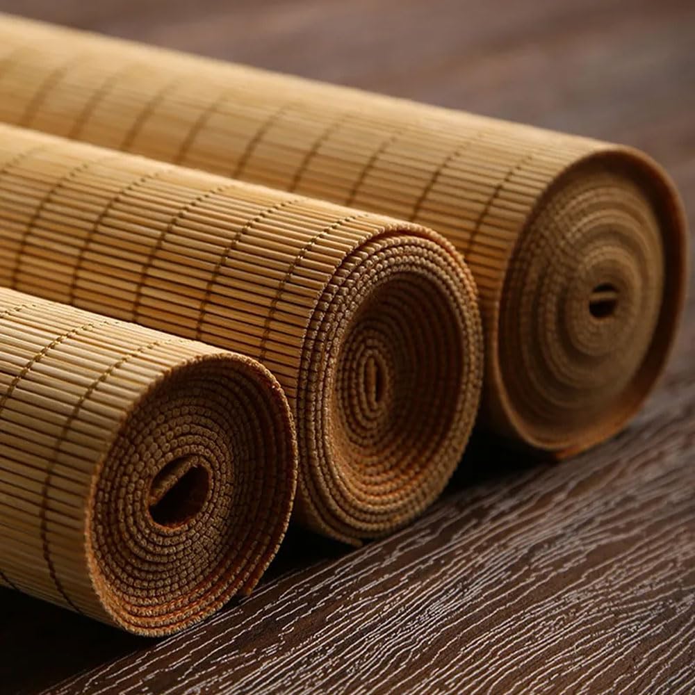 Asian Style Bamboo Table Runner (Magnolia / 12x24 Inch)