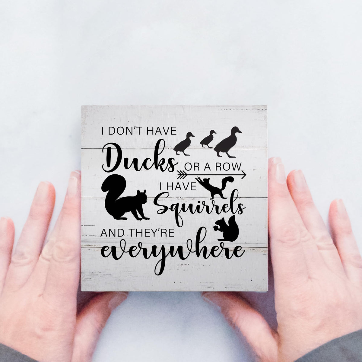 Humorous Office Quote Decor for Home Living Room Table (Beige)