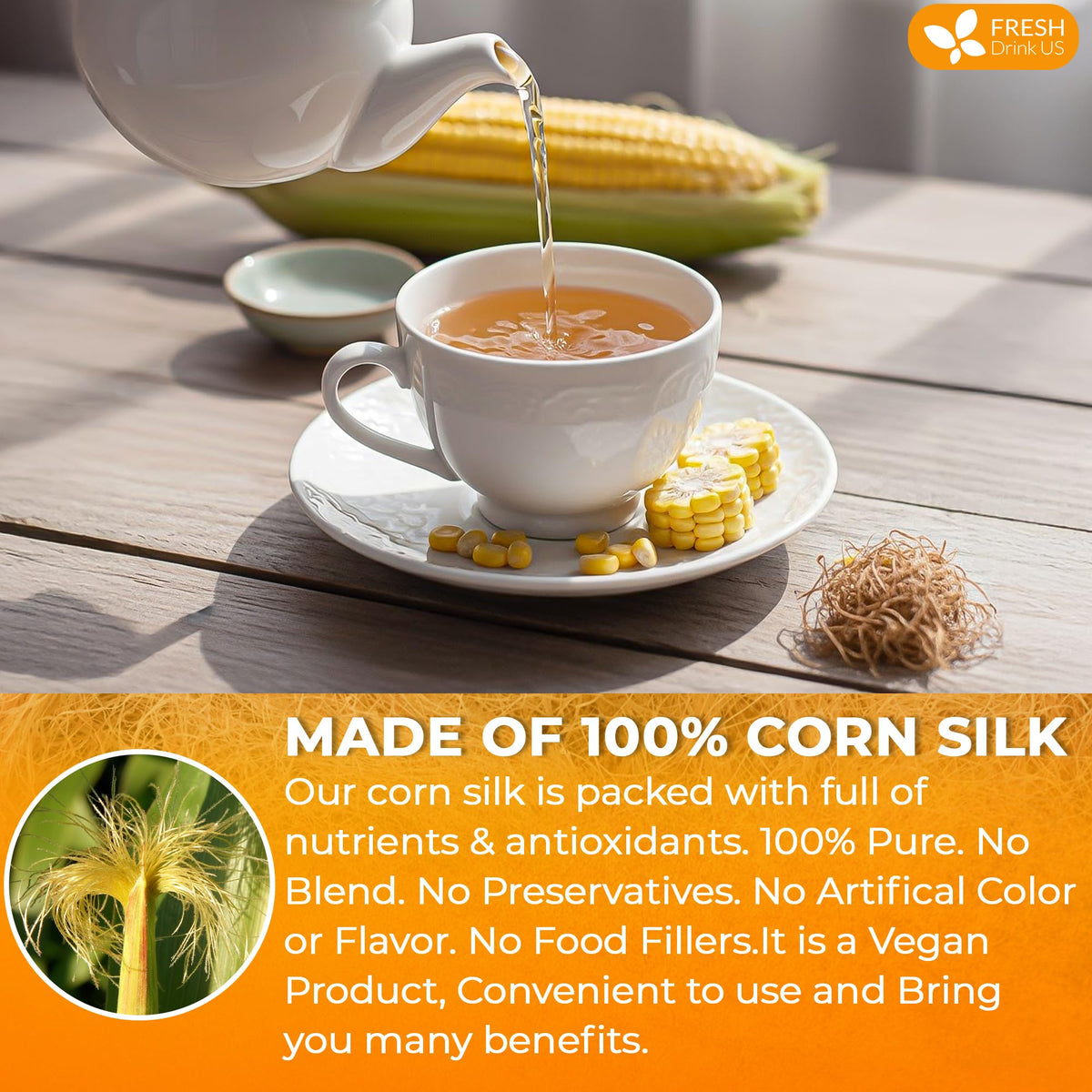 Premium Dried Corn Silk (20oz)