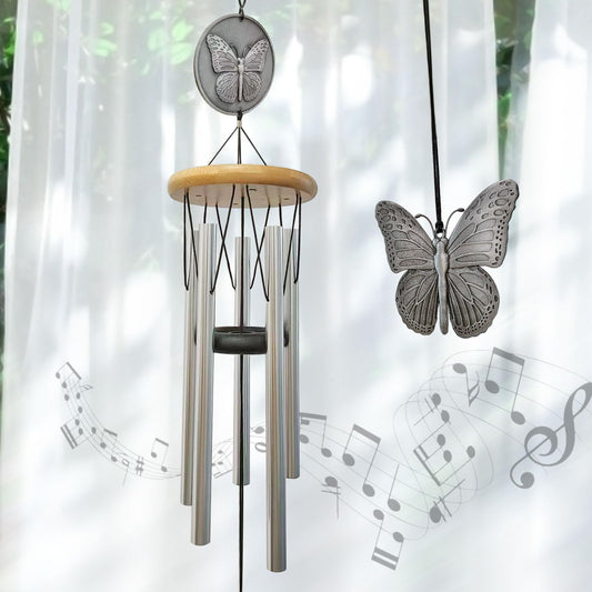 Butterfly Wind Chimes for Outside (29inch)