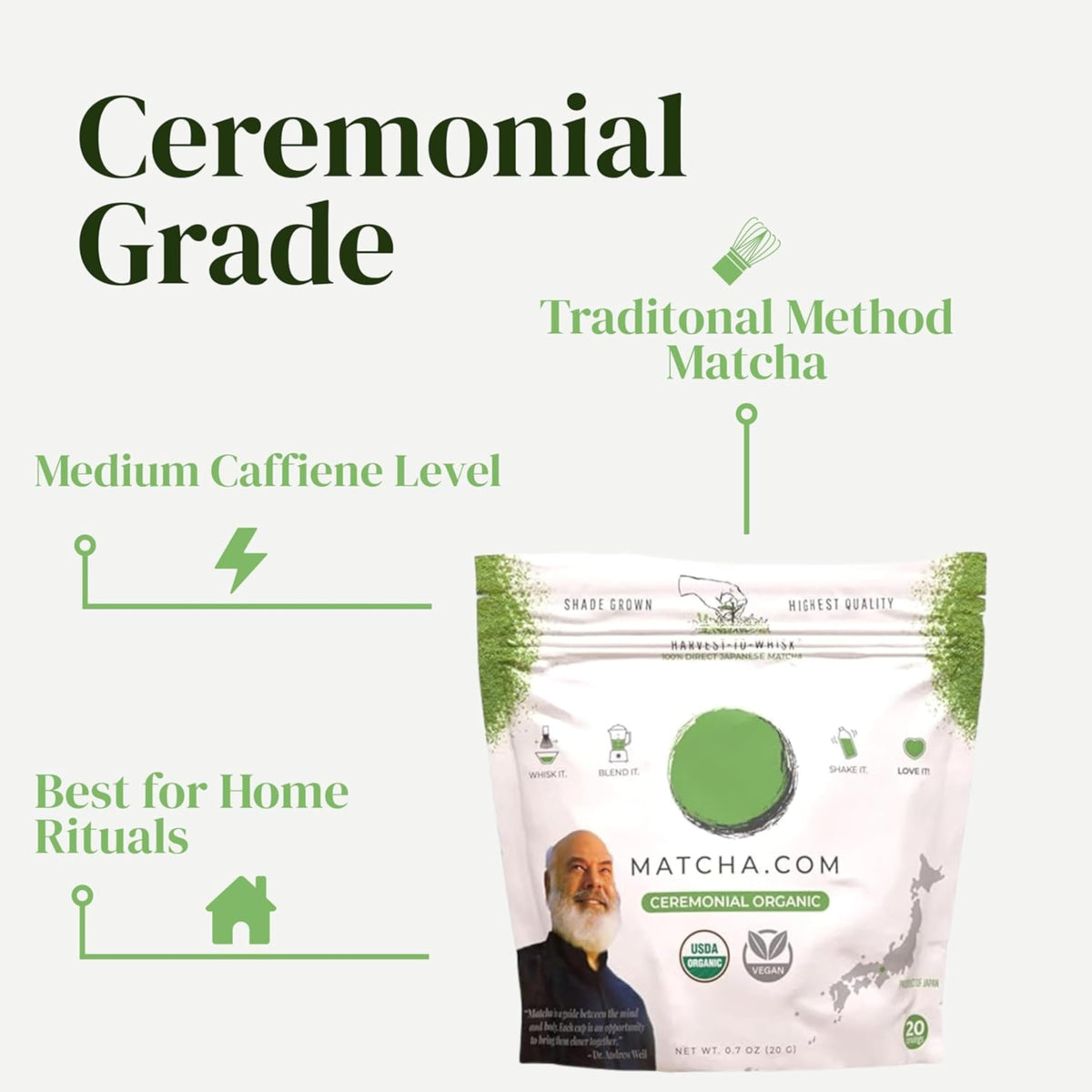 Dr. Weil Matcha Kari Organic Matcha Powder (100 Grams)
