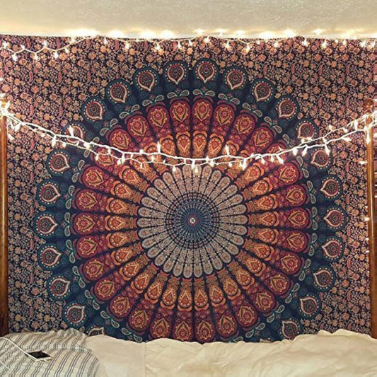 Organic Cotton (Golden Blue / 72"L x 54"W)