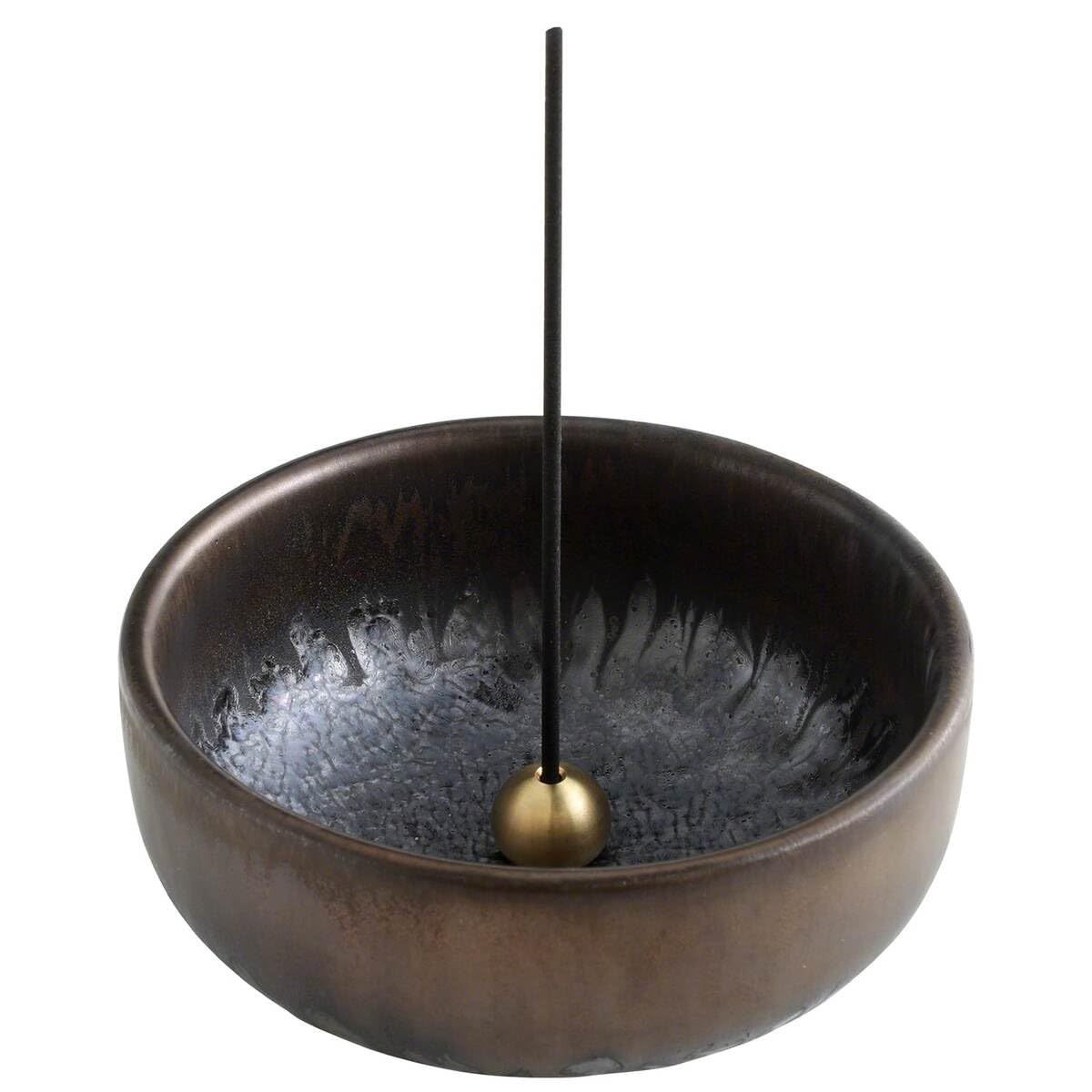 Zen Incense Holder for Sticks (Zen Black Gold)