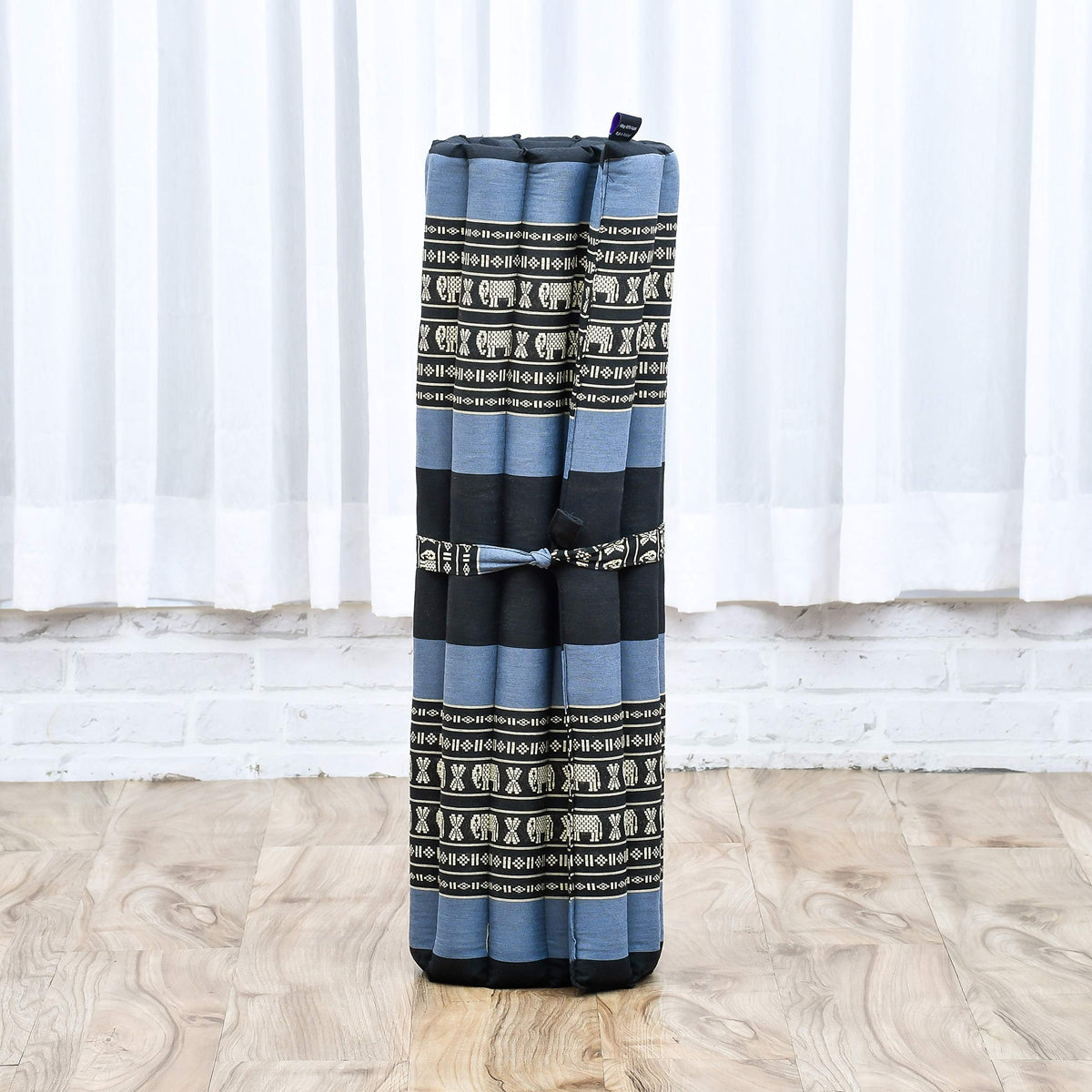 Meditation Cushion Zafu & Zabuton Set 28 x 28 inches Kapok Zazen (Sf15 - Blue)