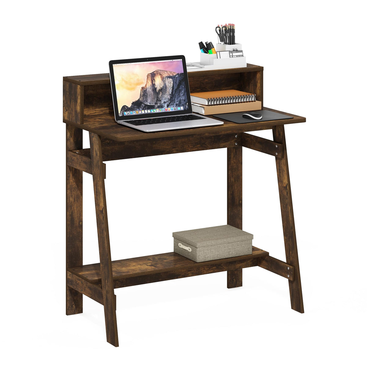 Simplistic 32" Wide Desk (Amber Pine / 32 inches)