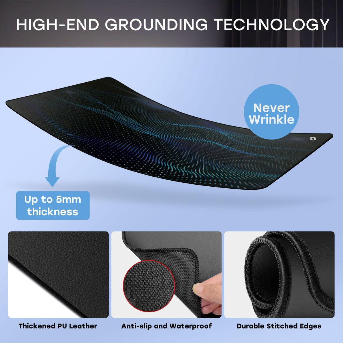 Ground Well Grounding Mat for Feet (1 Count (Pack of 1))