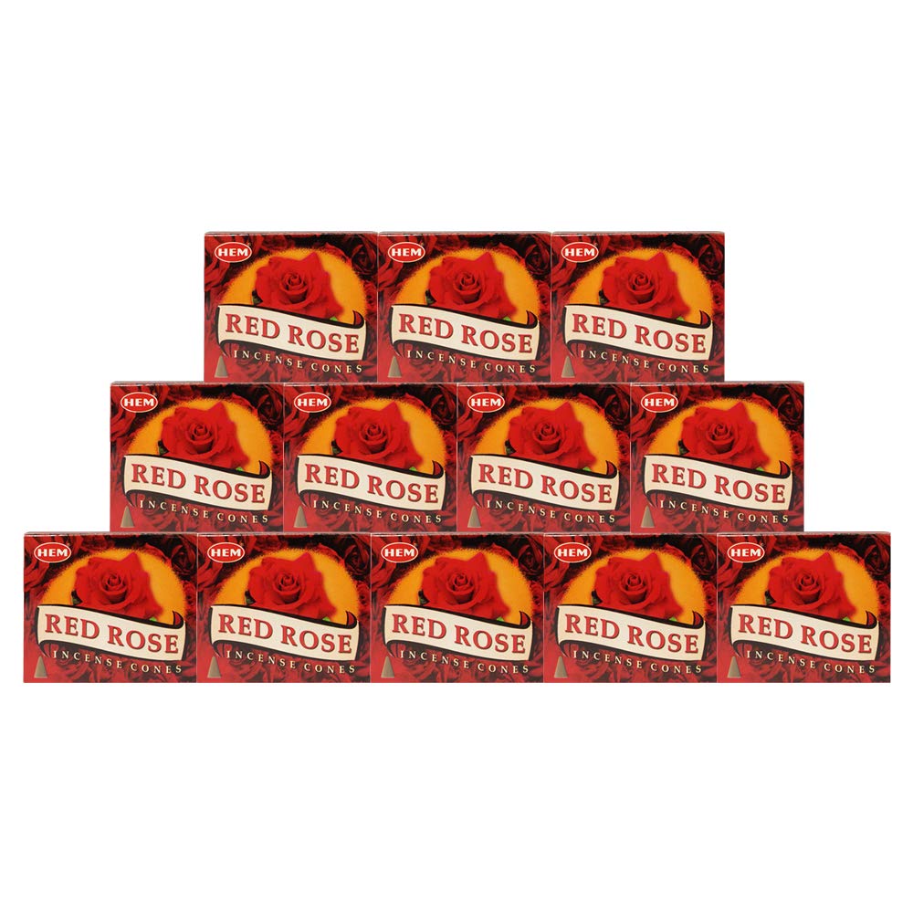 Red Rose Incense Cone Bundle (Red Rose)