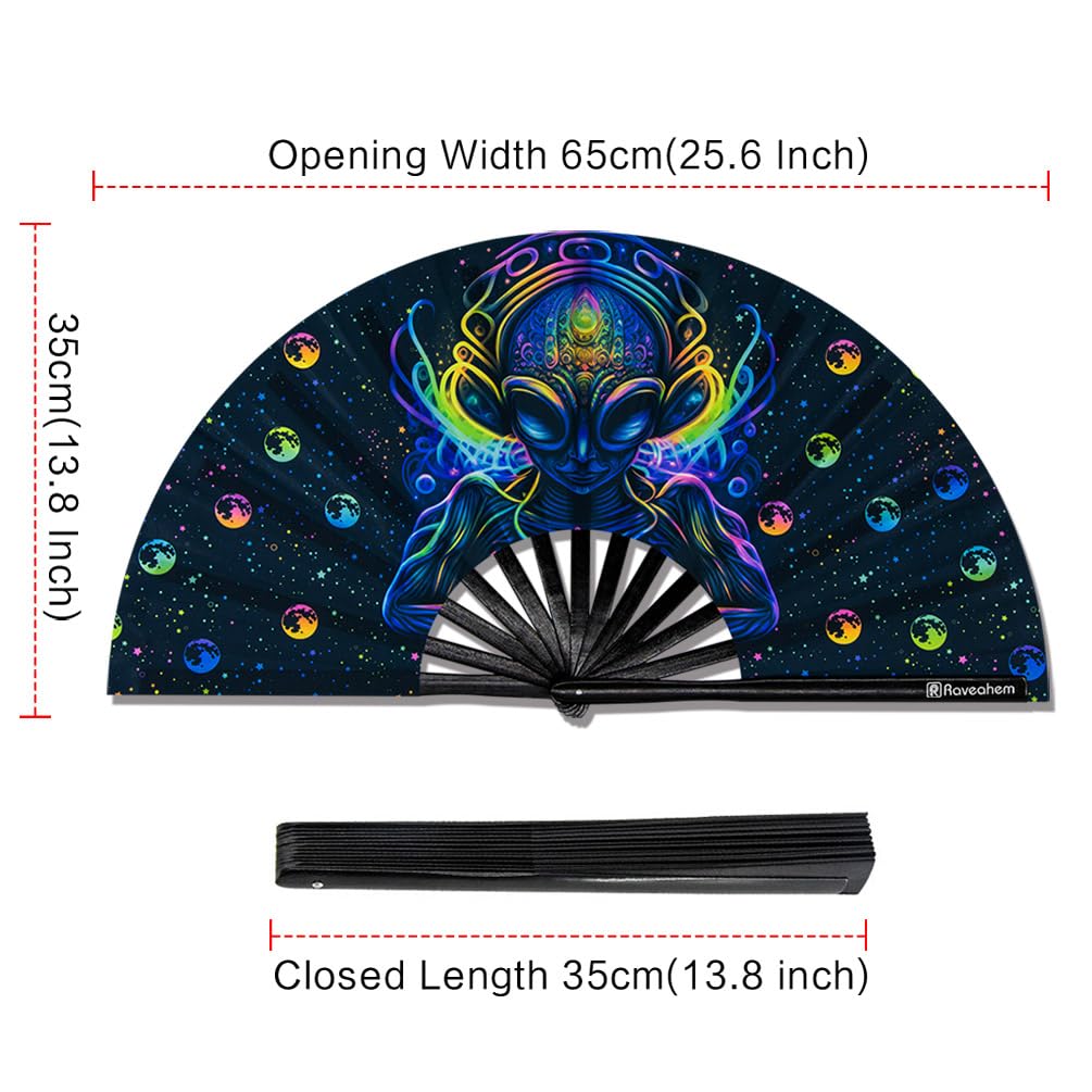 Large Folding Fan (Alien Cosmos)