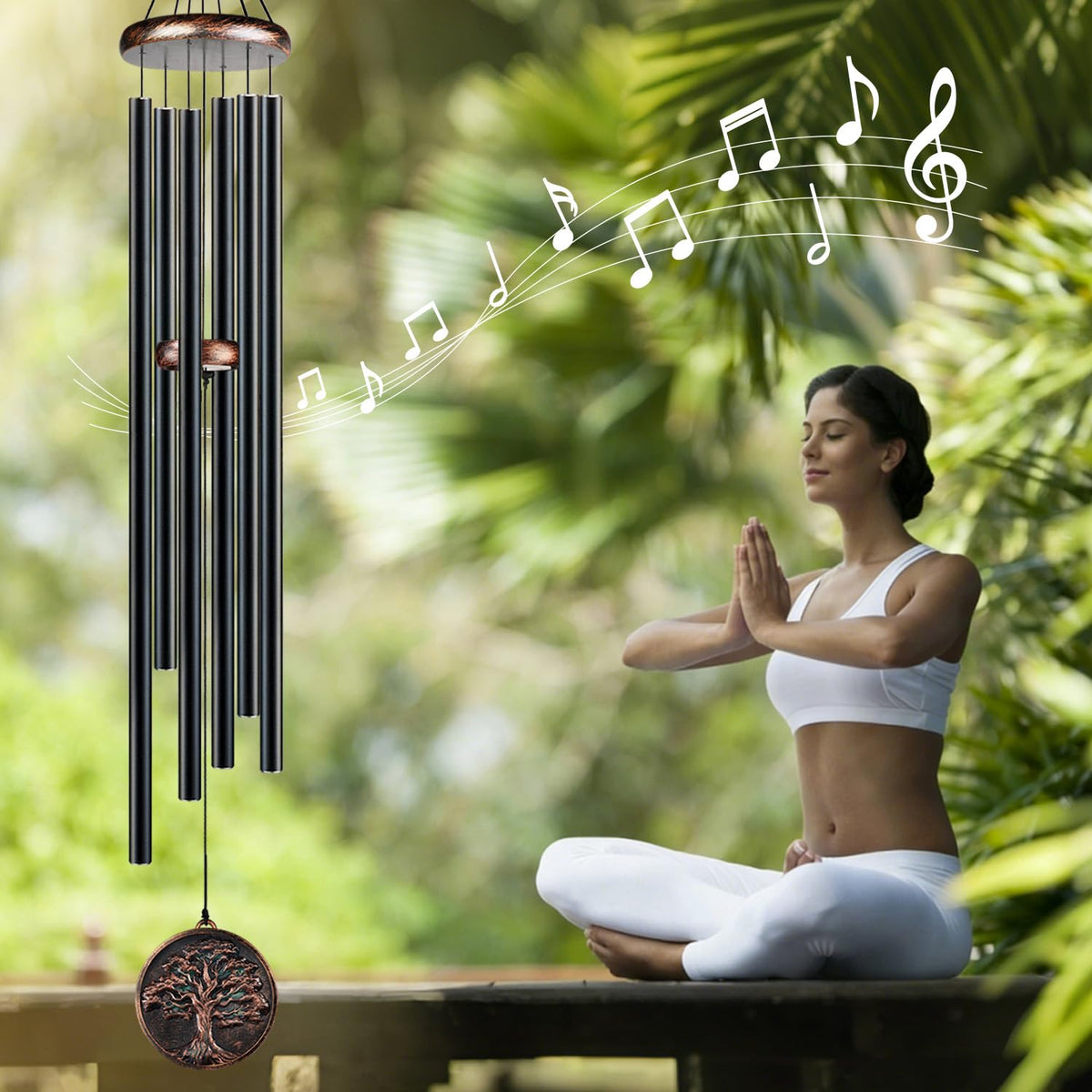60” Large Wind Chimes for Outside (60" Tree of Life)