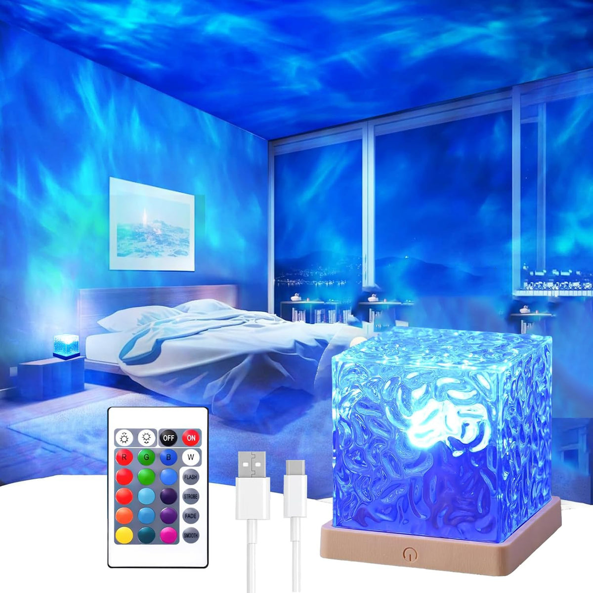 Ocean Wave Projector Light (Purple)