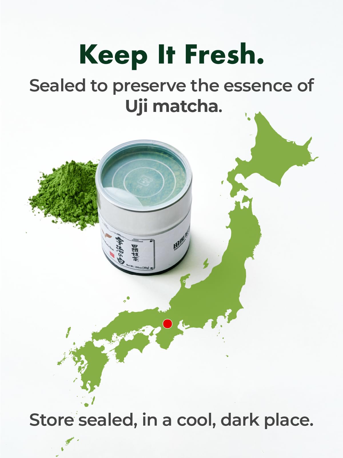 Uji no Shiro" Uji Matcha Green Tea Powder