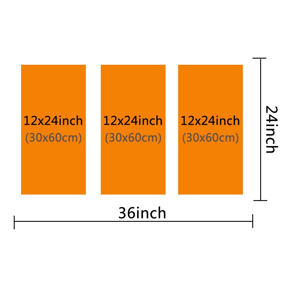 Wall Art Decor Modern Buddha Canvas Poster Art Buddha Deity Creating the Universe Painting Art 3 Panel Office Wall Art for Living Room Decoration Stretched and Framed Ready to Hang 36x24 in (36x24 in / 3PANEL-09)