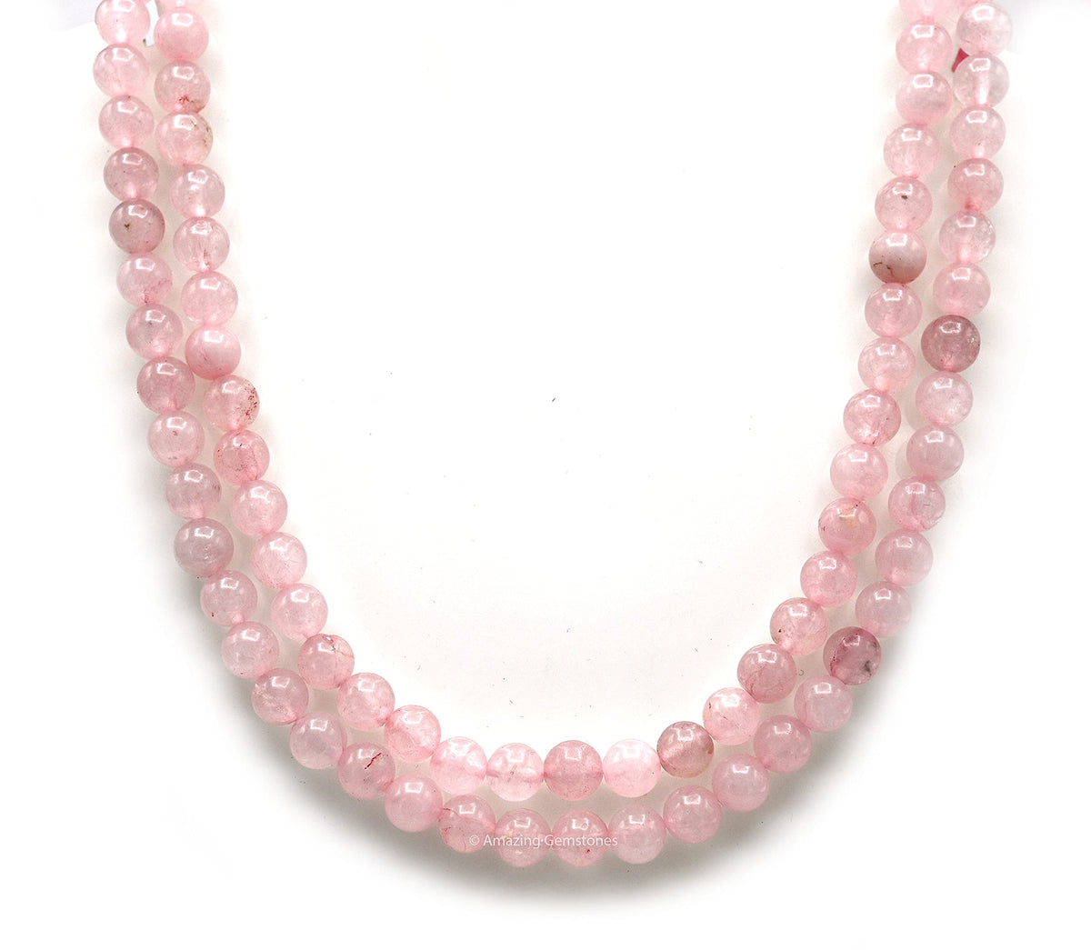 Rose Quartz Mala (Rose Quartz / Plain)
