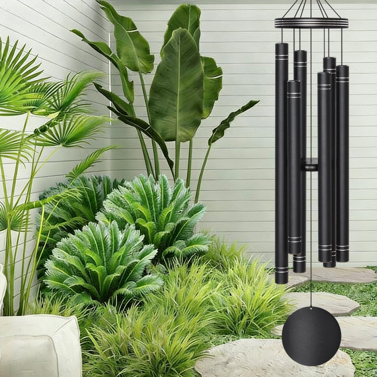 Extra Large Wind Chimes for Outside Deep Tone (50" Large)