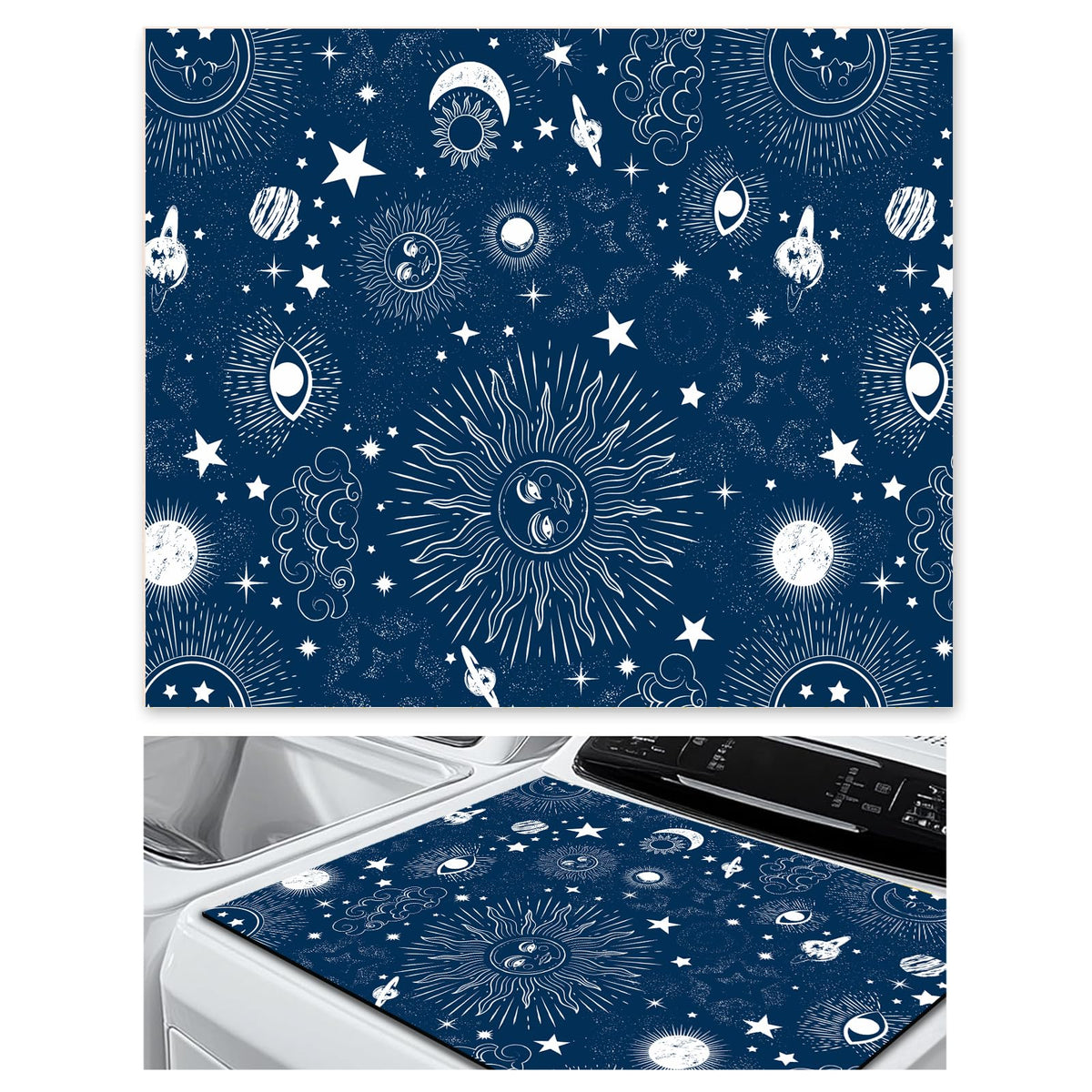 Dryer Top Protector Mat (blue goth)