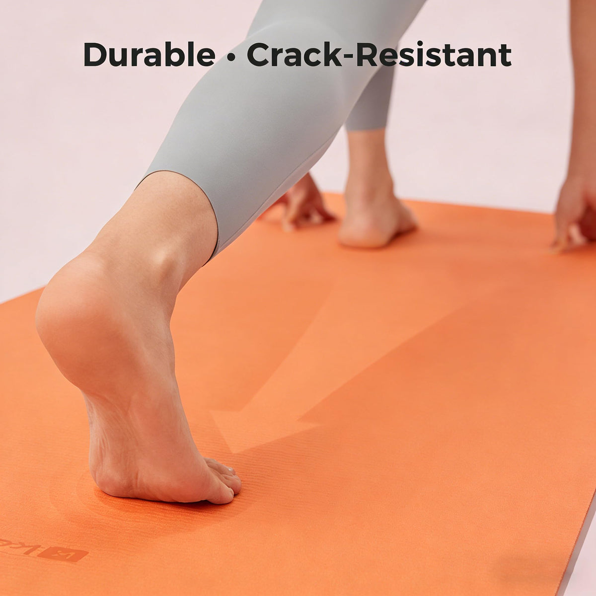 72" x 24" TPE Yoga Mat Non Slip (Orange)