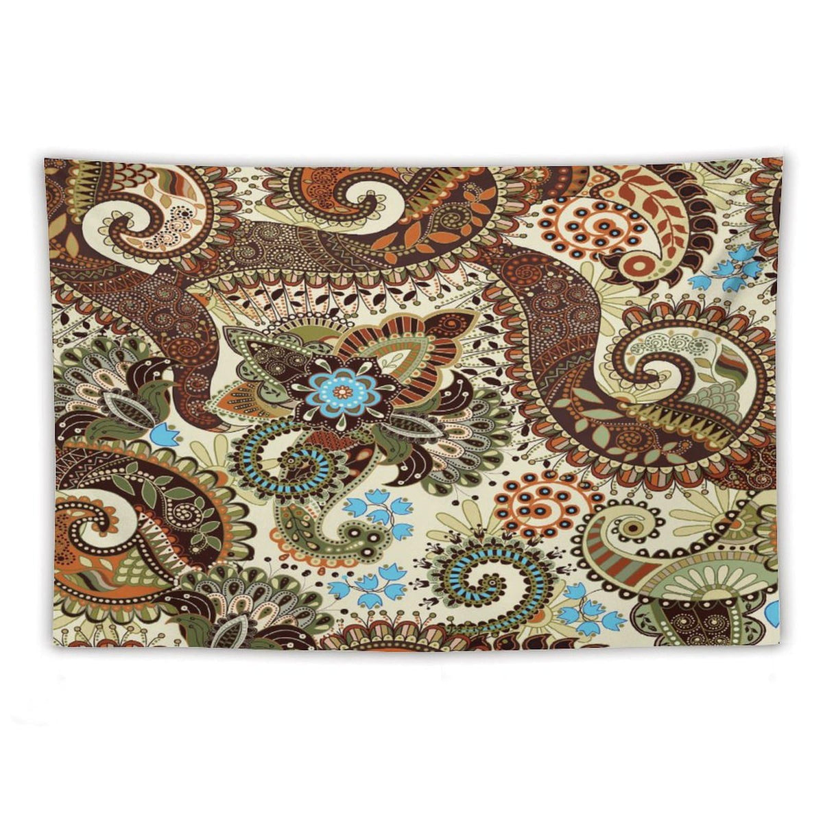 Vintage Bohemian Tapestry Wall Hanging Indian Mandala Colorful Pattern Tapestries Home Decor for Living Room Bedroom Apartment Farmhouse Dorm 40"x60" (40"L x 60"W / Mandala-27)