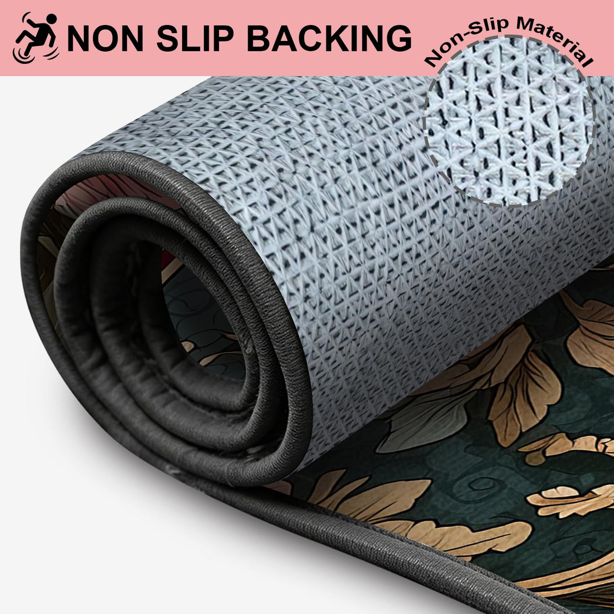 Semicircular Entrance Door Mat 24" x 36" (#38 / 2' x 3' (Semicircular))