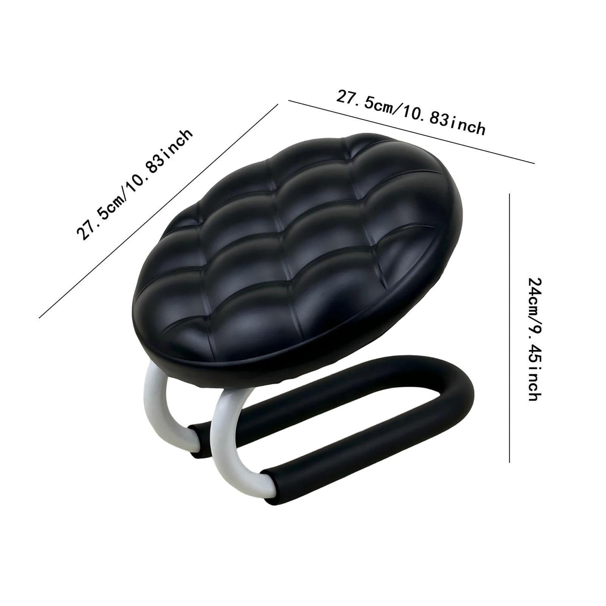 Kneeling Meditation Stool (Black（round))