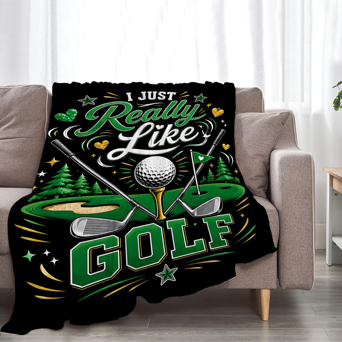 Golf Blanket Golf Lover Gifts Sports Throw Blanket 40"X50" (40"x50" / Golf01)