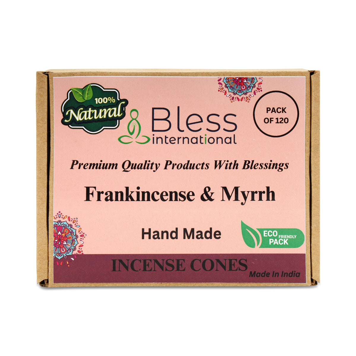 Frankincense and (Frankincense-and-myrrh / Pack Of 120 Cones)
