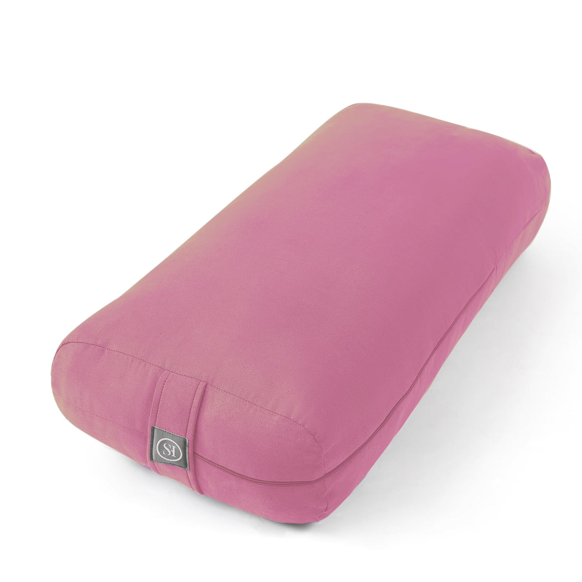 Meditation Cushion Yoga Bolster Pillow for Restorative Yoga (Lavender / Rectangular (Filled with 100% Cotton))