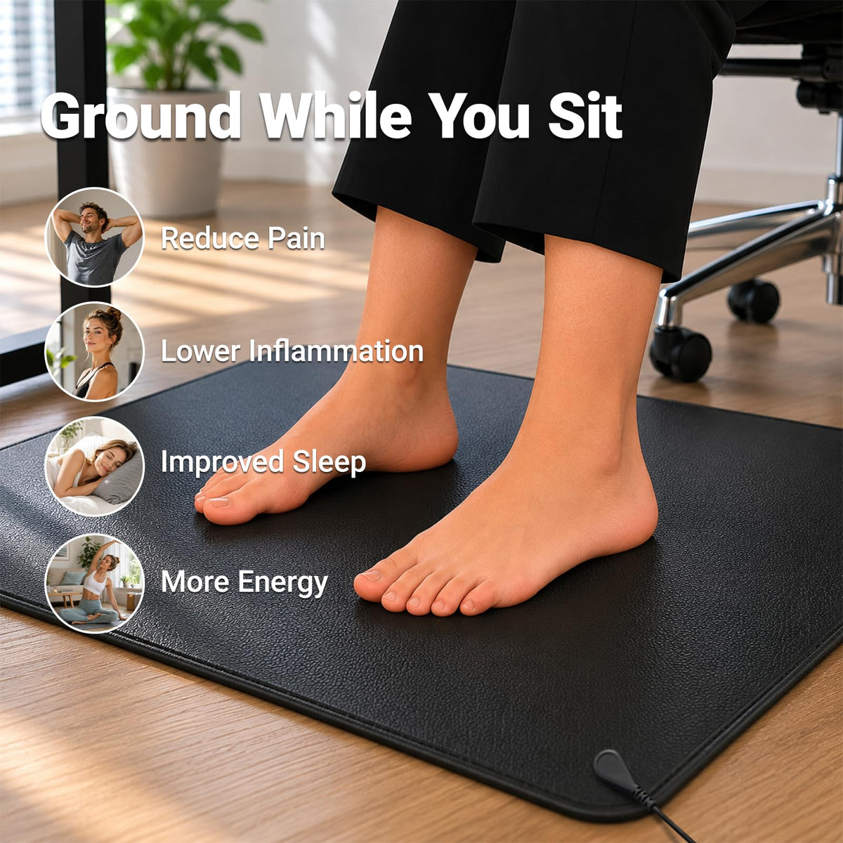 Grounding Mat Kit 35.4 x 23.6 Inches (35.4‘’x23.6'')