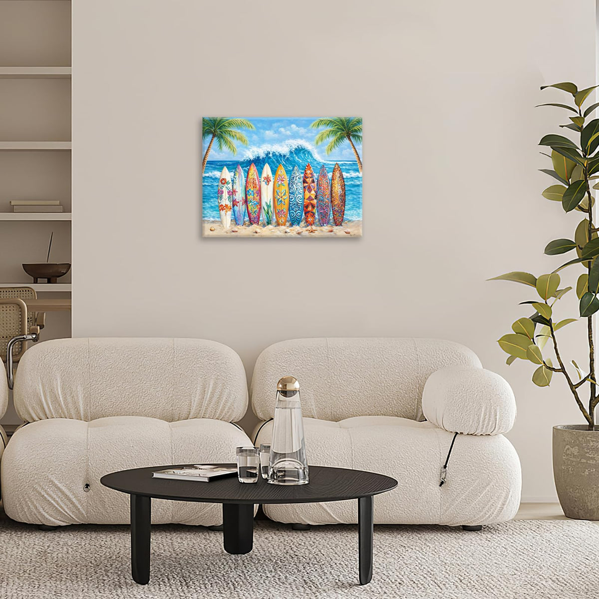 Beach Wall Art (Surfboard / 20L" x 16W")