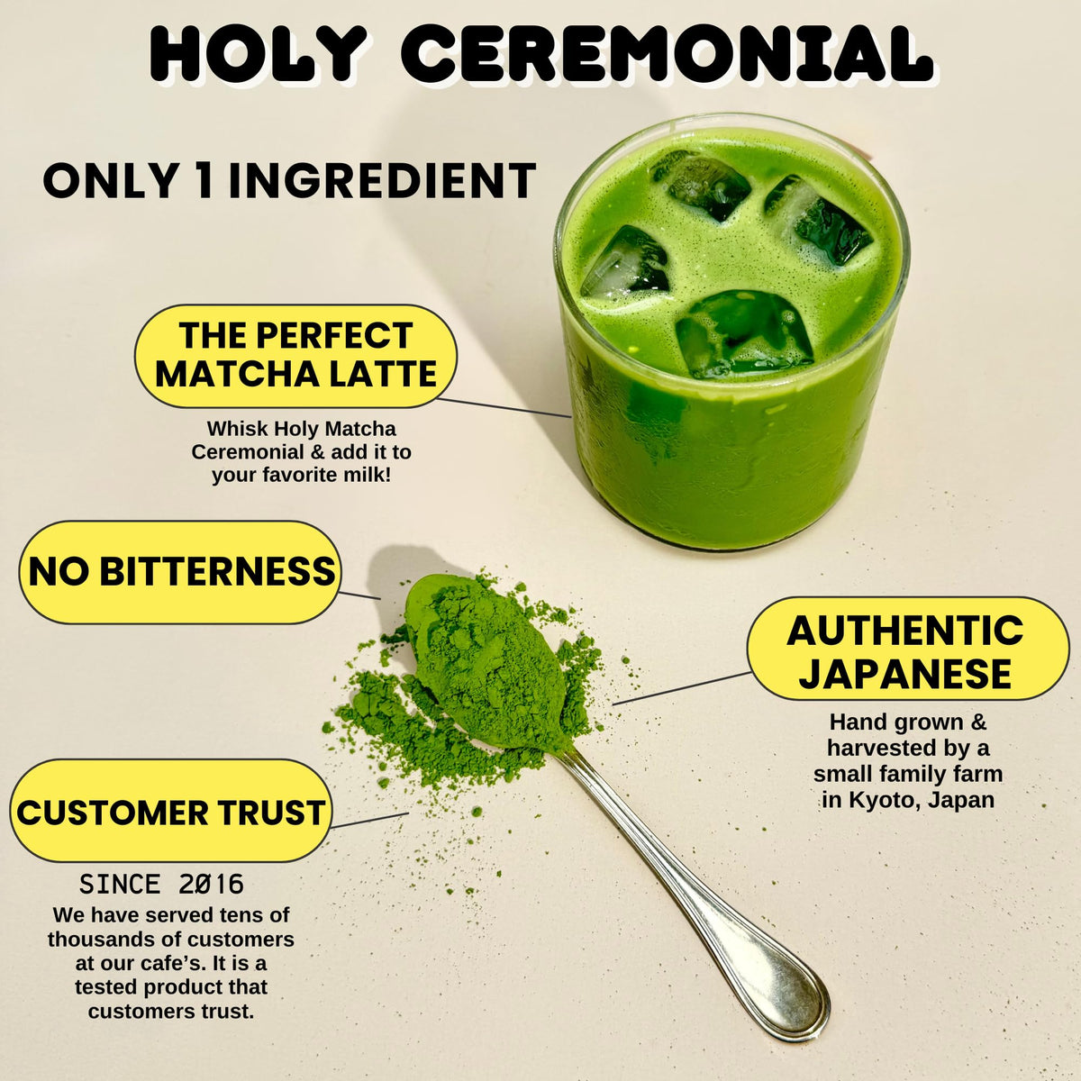 Ceremonial Green Tea Powder from Kyoto Japan (2.8 Ounce (Pack of 1))